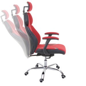 Silla Ergonómica TUXON, En Tela, Color Gris
