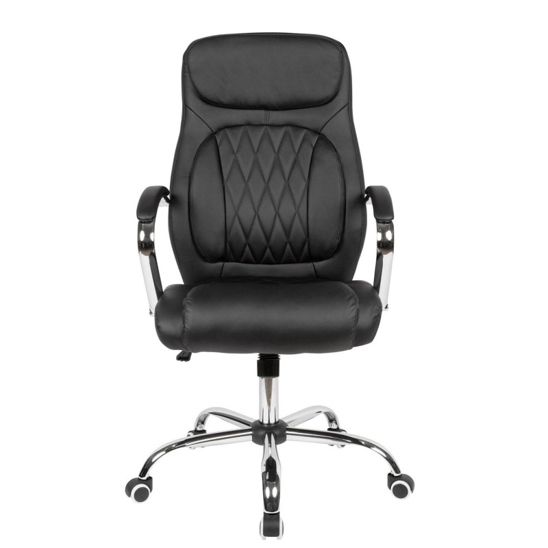 Sillón de Oficina CONTY en Piel Negra