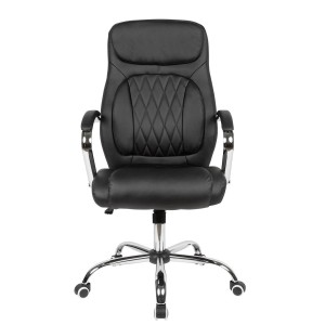 Sillón de Oficina CONTY en Piel Negra