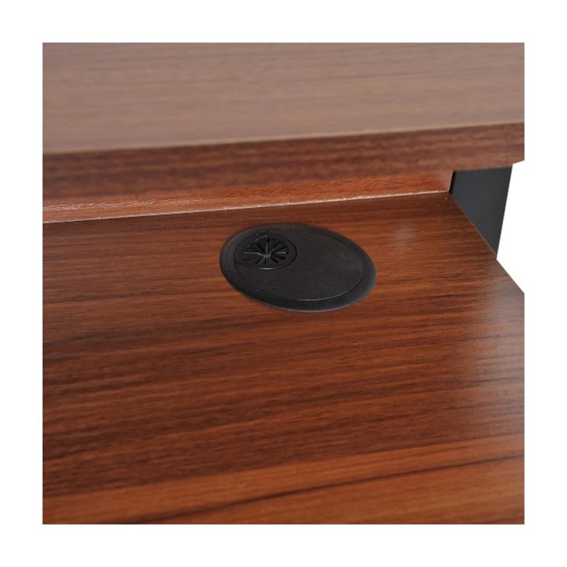 Mesa para ordenador portátil NELY color Nogal