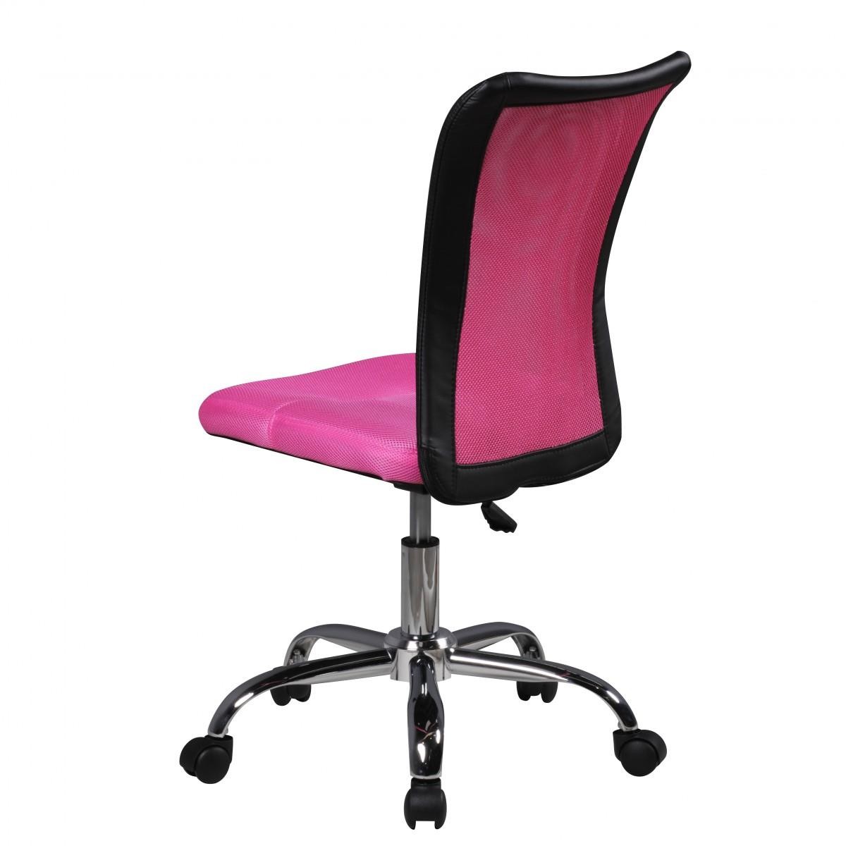 Silla de Escritorio SARA, Apta de 6 a 15 Años, En Malla Transpirable, Color Negro