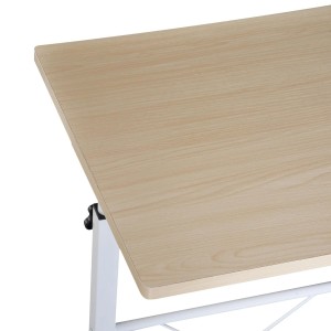 Mesa de Ordenador CORA, En Madera, Color Blanco