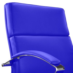 Sillón de Confidente RABAT en Piel color Negro
