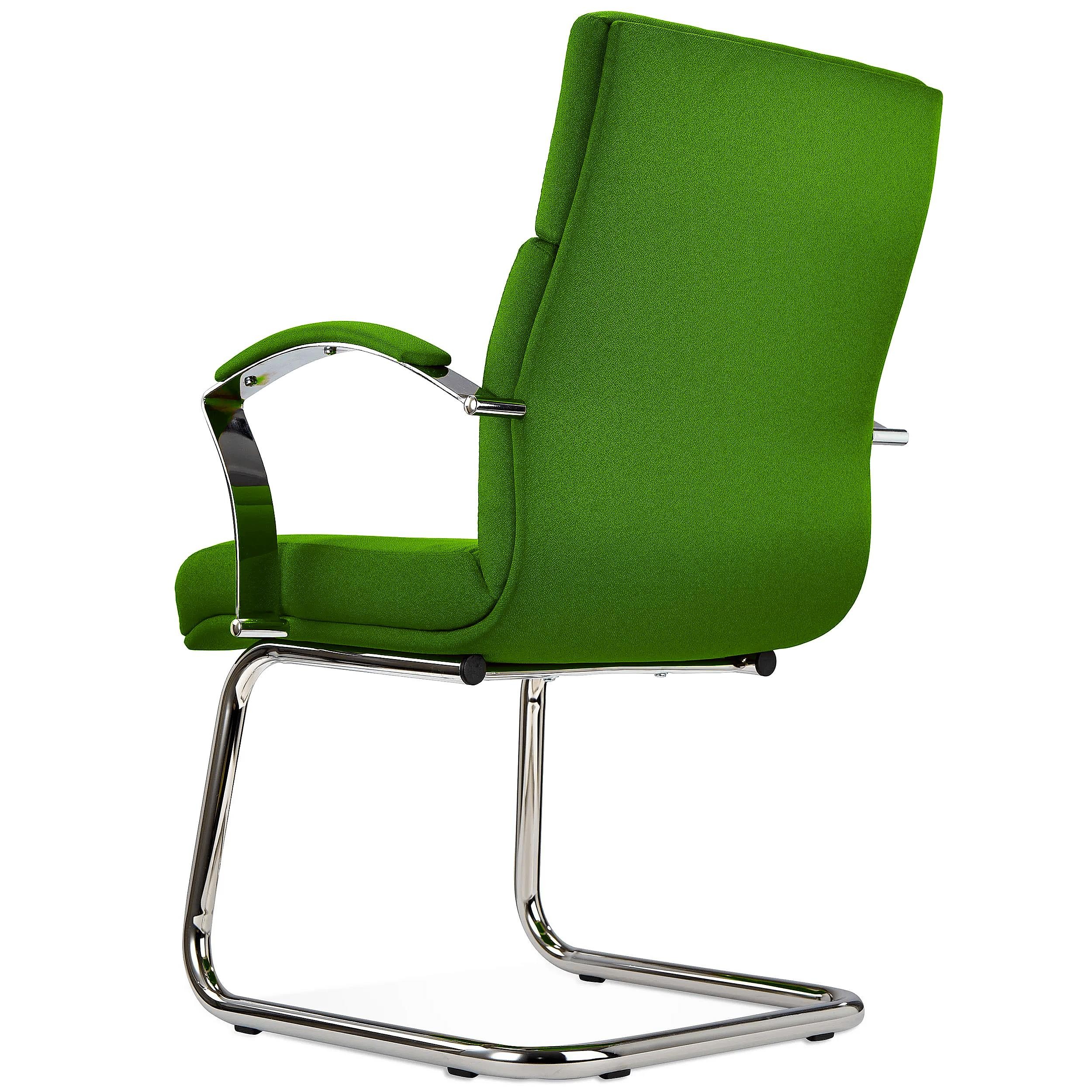 Silla de Confidente RABAT, en Tela color Negro, Gran Calidad y Diseño