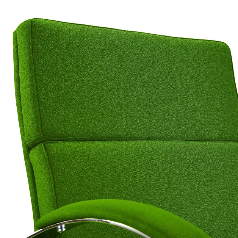 Sillón de Confidente RABAT en Tela color Negro