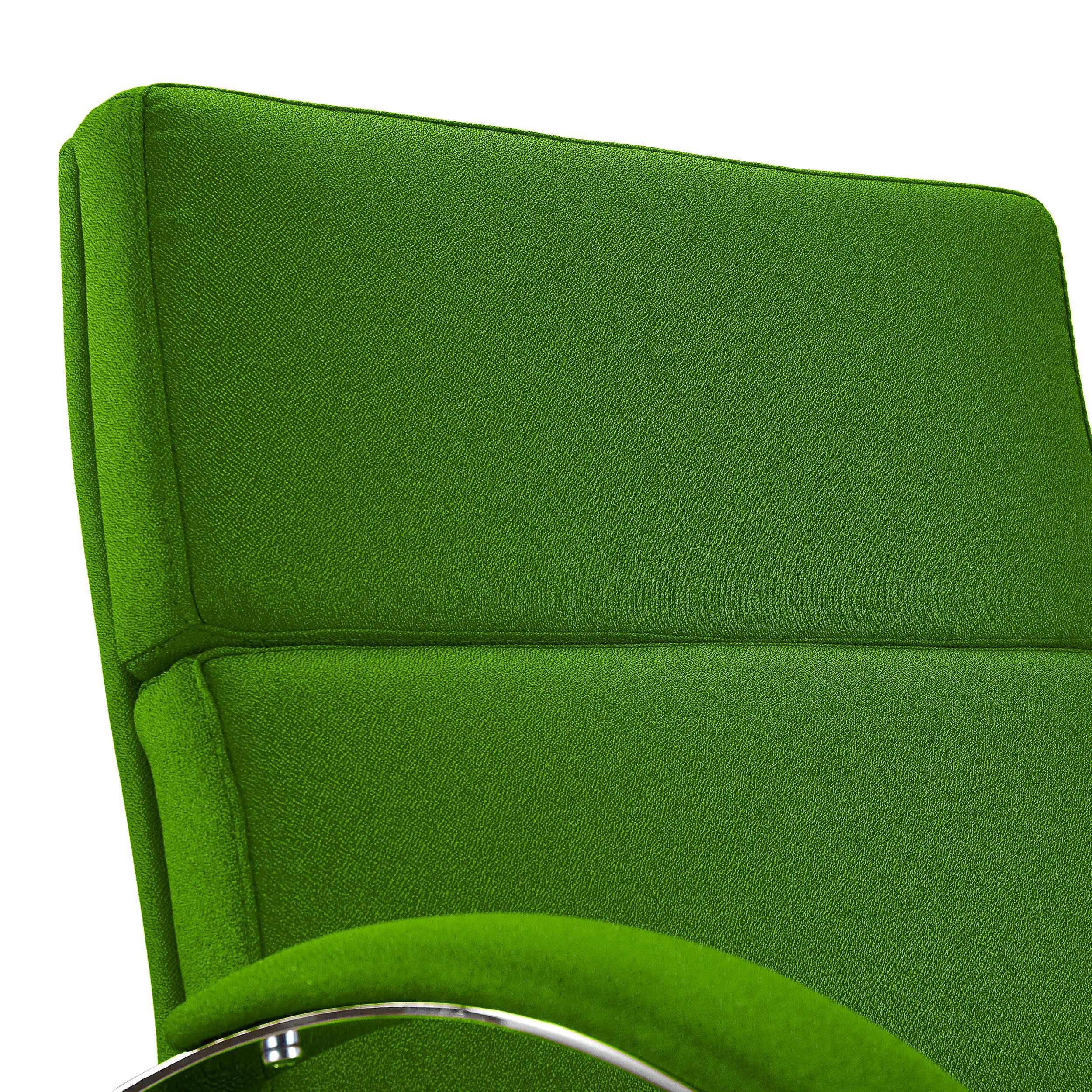 Silla de Confidente RABAT, en Tela color Negro, Gran Calidad y Diseño