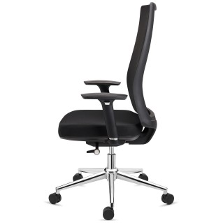 Silla de Oficina Ergonómica SANTOS, uso profesional 8h, negro 2