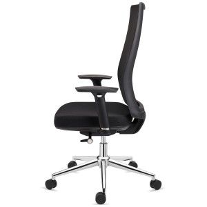 Silla de Oficina Ergonómica SANTOS, uso profesional 8h, negro