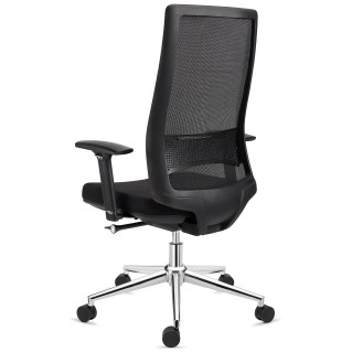 Silla de Oficina Ergonómica SANTOS, uso profesional 8h, negro 2