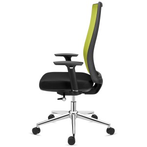 Silla de Oficina Ergonómica SANTOS, uso profesional 8h, negro