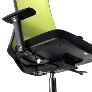 Silla de Oficina Ergonómica SANTOS, uso profesional 8h, negro