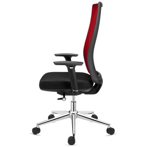 Silla de Oficina Ergonómica SANTOS, uso profesional 8h, negro