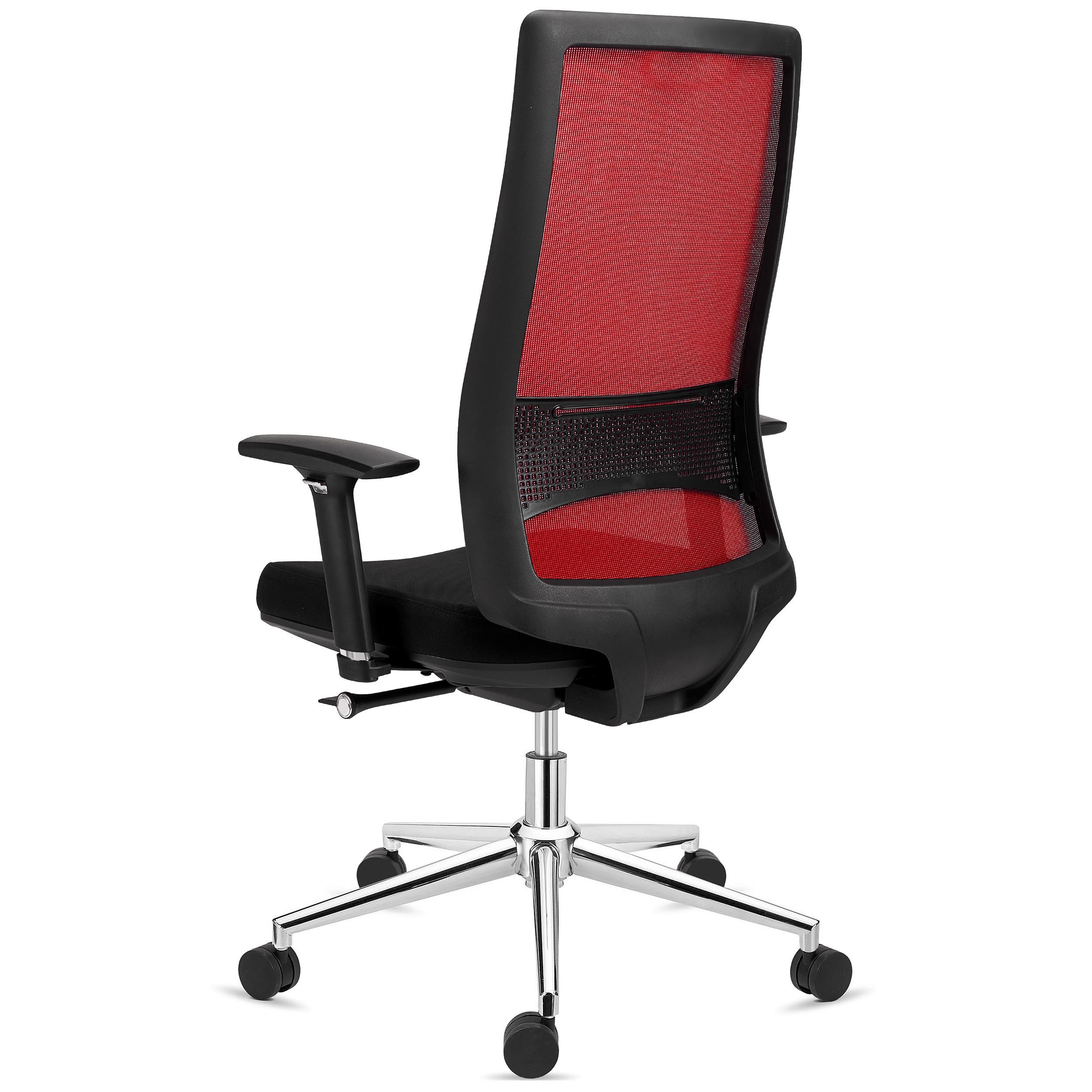 Silla Ergonómica SANTOS, Uso Profesional 8h, Elegante Diseño, En Negro