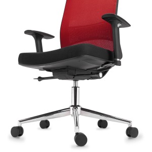 Silla de Oficina Ergonómica SANTOS, uso profesional 8h, negro