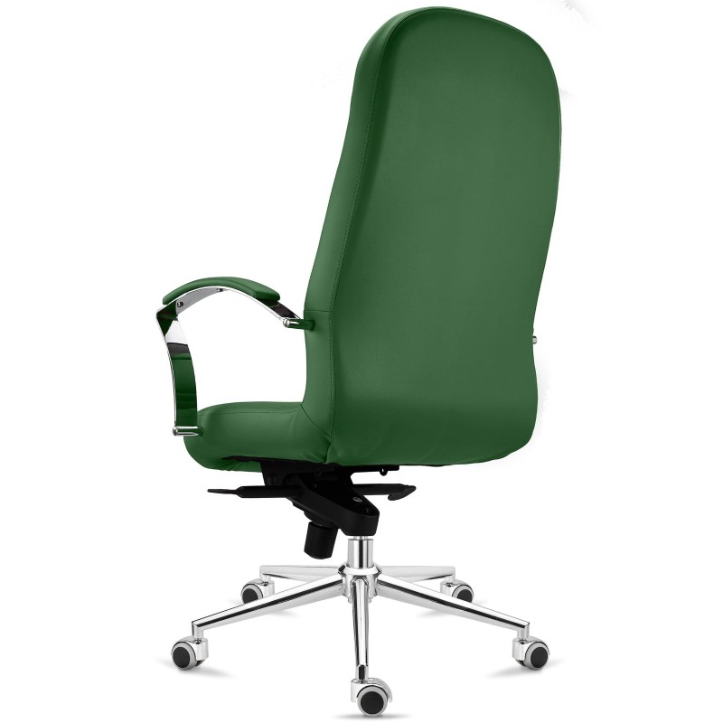 Sillón de Oficina CANCUN, En Piel, Color Negro