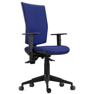 Silla Ergonómica ATLANTA, tela negra