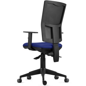 Silla Ergonómica ATLANTA, tela negra