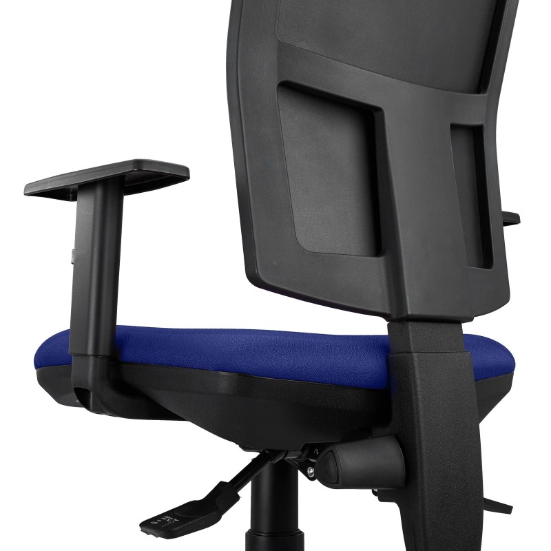 Silla Ergonómica ATLANTA, tela negra