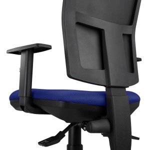 Silla Ergonómica ATLANTA, tela negra