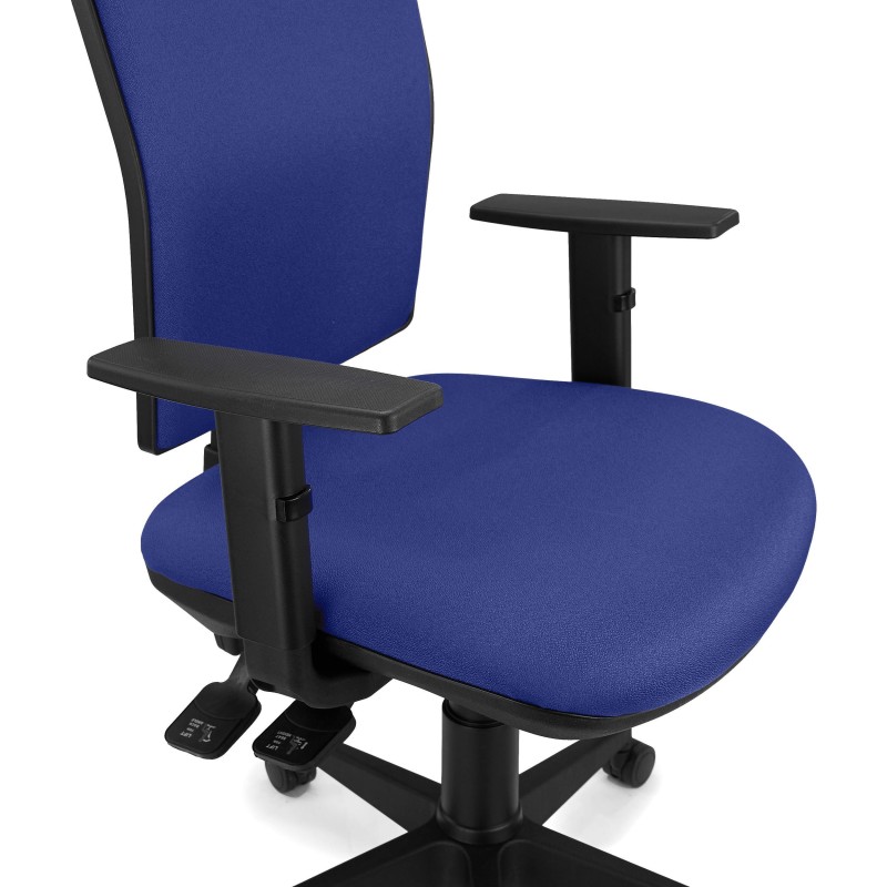 Silla Ergonómica ATLANTA, tela negra