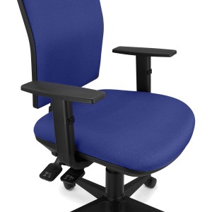 Silla Ergonómica ATLANTA, tela negra