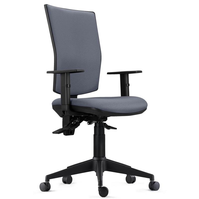 Silla Ergonómica ATLANTA, tela negra