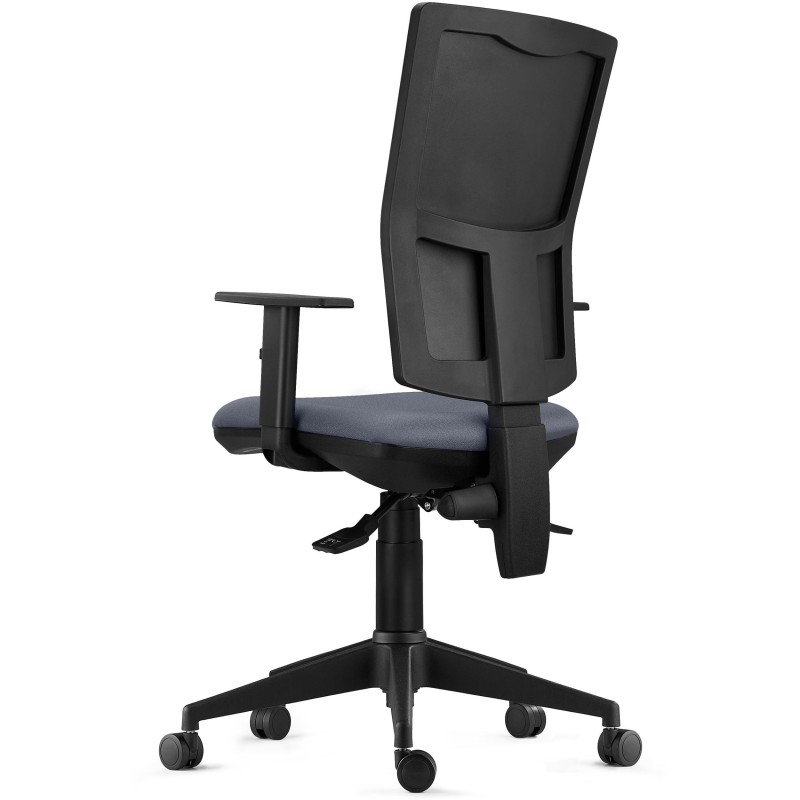 Silla Ergonómica ATLANTA, tela negra