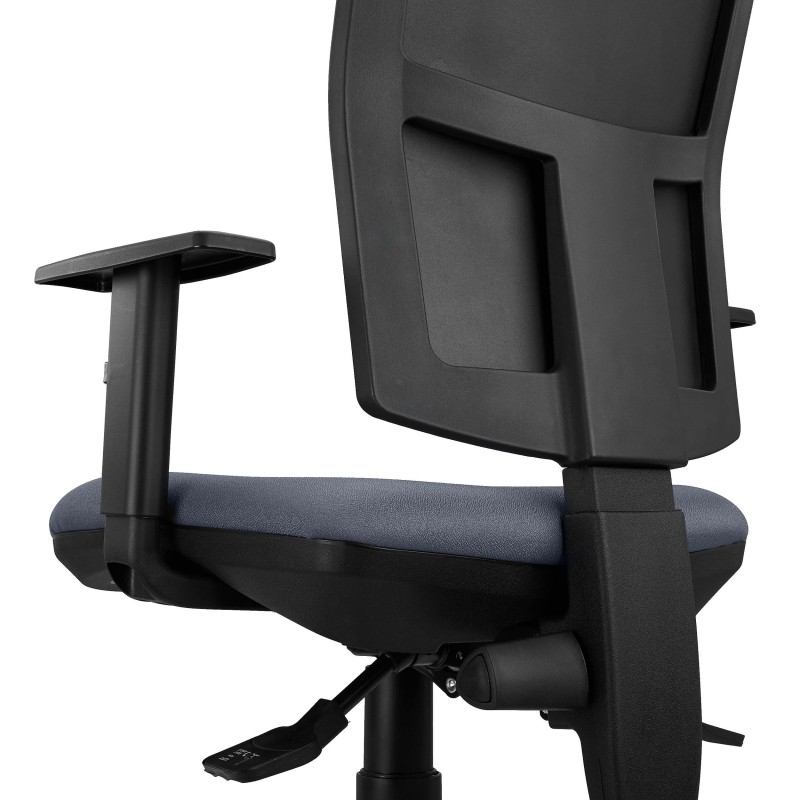 Silla Ergonómica ATLANTA, tela negra