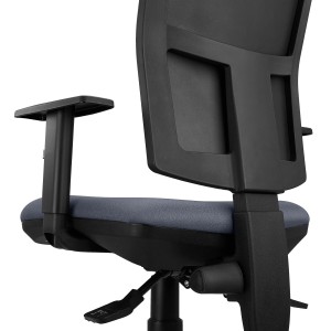 Silla Ergonómica ATLANTA, tela negra