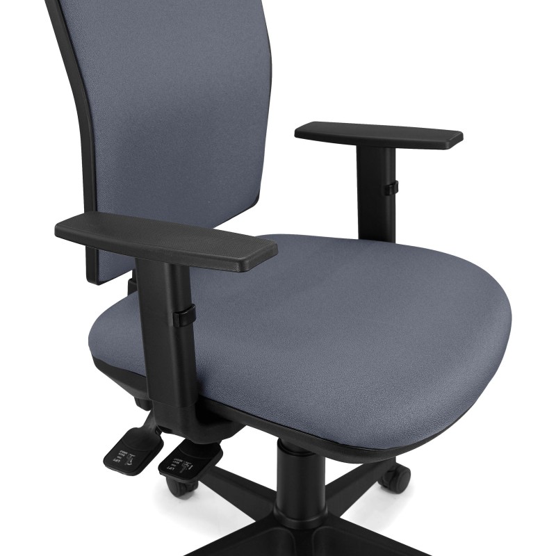 Silla Ergonómica ATLANTA, tela negra