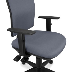 Silla Ergonómica ATLANTA, tela negra