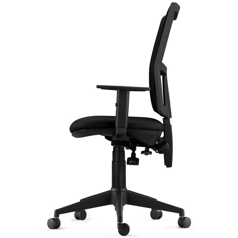 Silla Ergonómica ATLANTA, tela negra