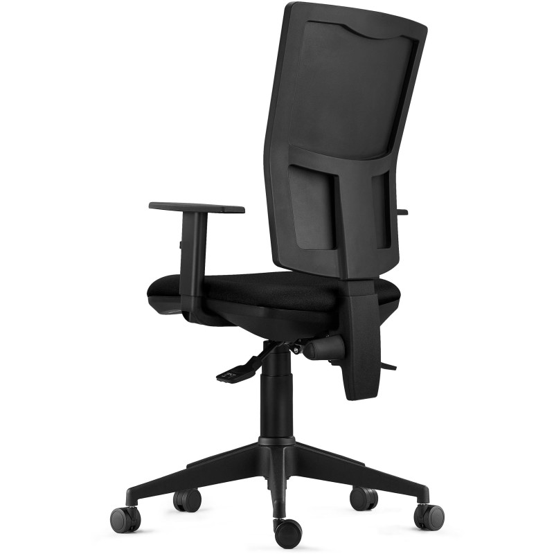 Silla Ergonómica ATLANTA, tela negra