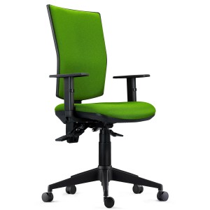 Silla Ergonómica ATLANTA, tela negra