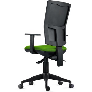 Silla Ergonómica ATLANTA, tela negra