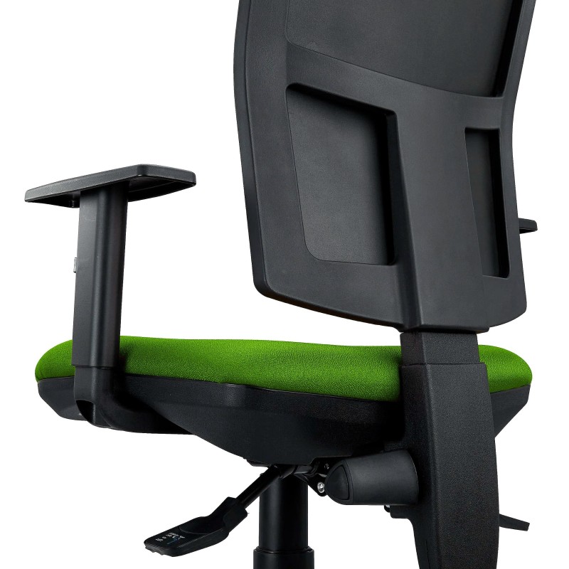 Silla Ergonómica ATLANTA, tela negra