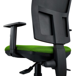 Silla Ergonómica ATLANTA, tela negra