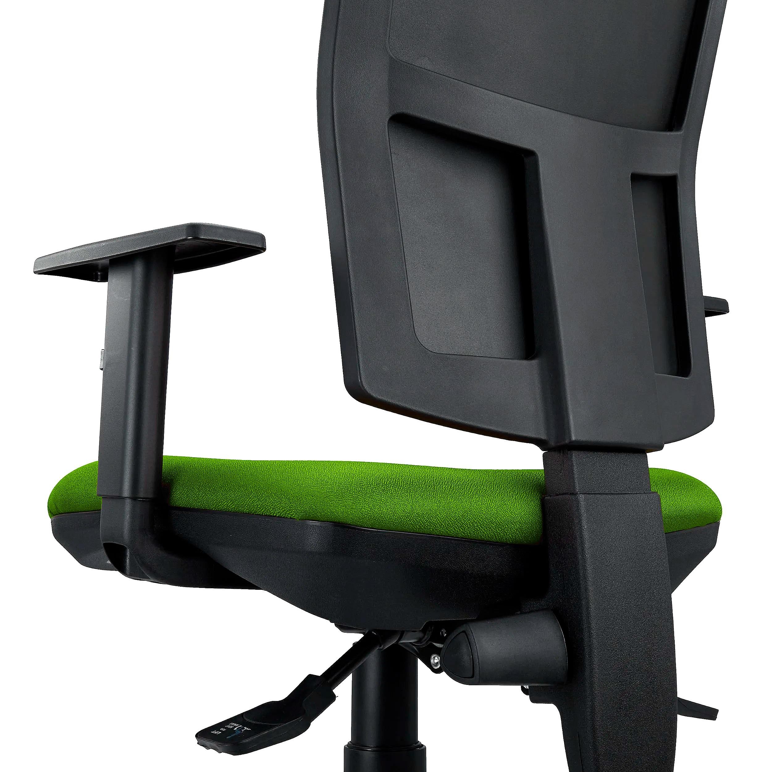 Silla Ergonómica ATLANTA, Mecanismo Sincronizado, Uso 8 Horas, en Tela Negra
