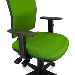 Silla Ergonómica ATLANTA, tela negra