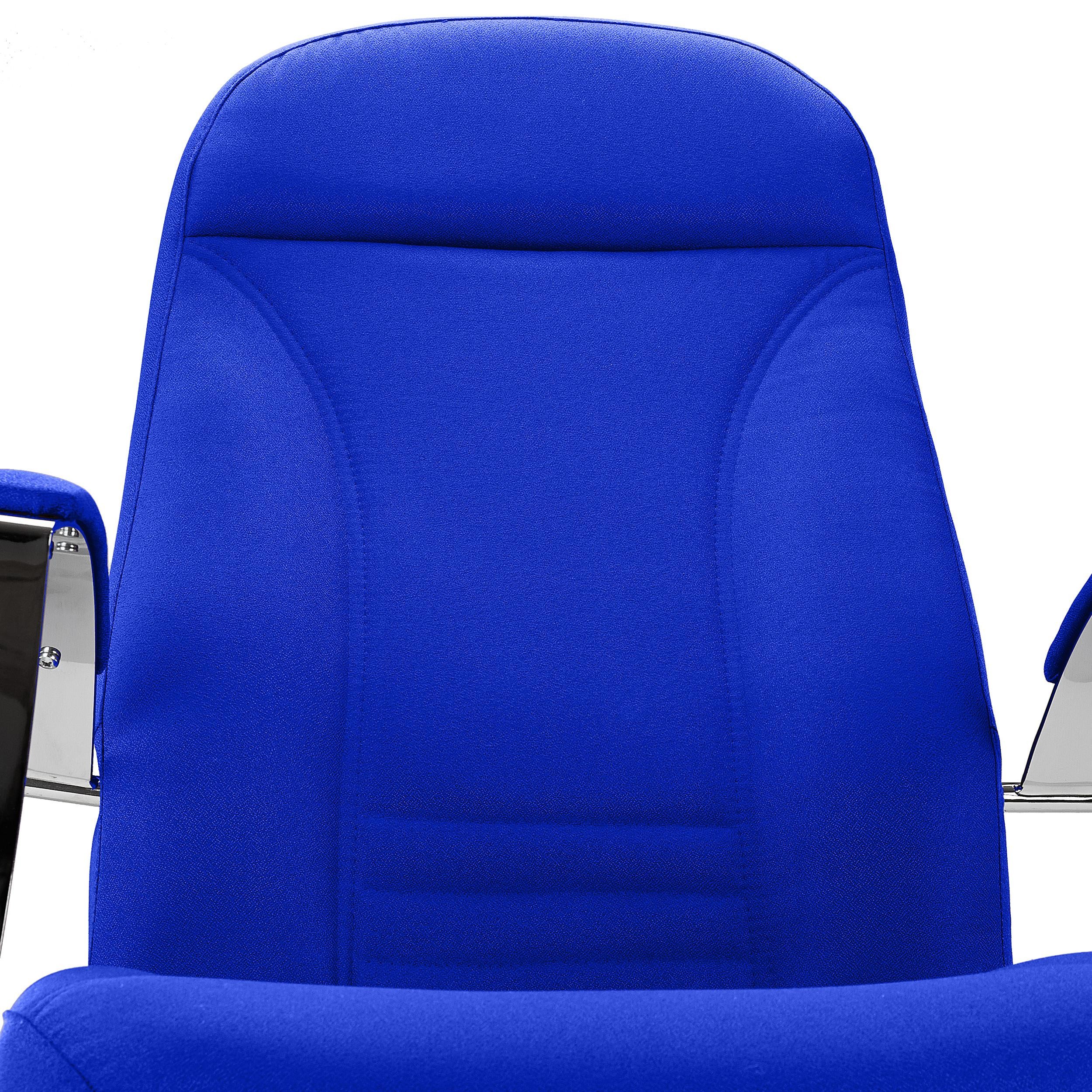 Sillón de Oficina CANCUN, Mecanismo Basculante, Respaldo Alto, en Tela Negra