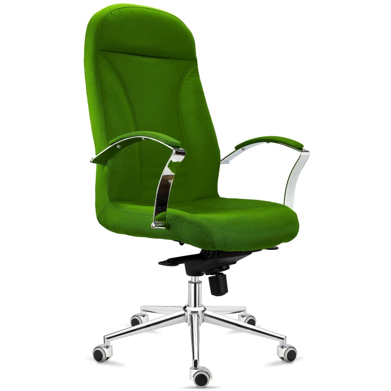 Sillón de Oficina CANCUN, En Tela, Color Negro