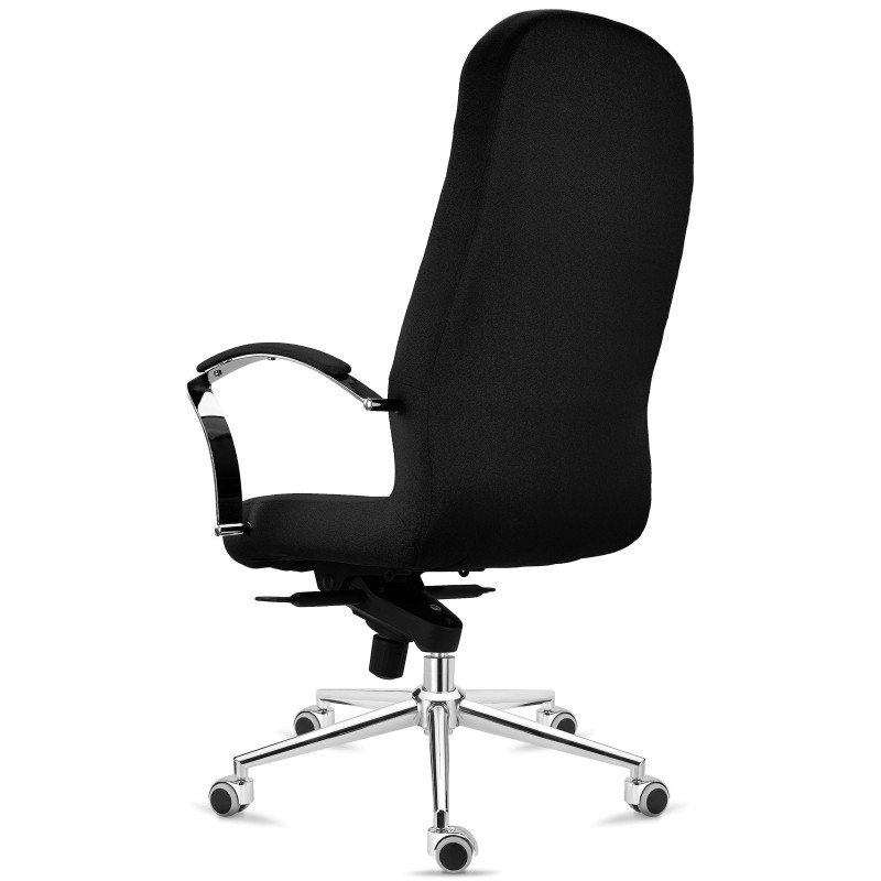 Sillón de Oficina CANCUN, En Tela, Color Negro
