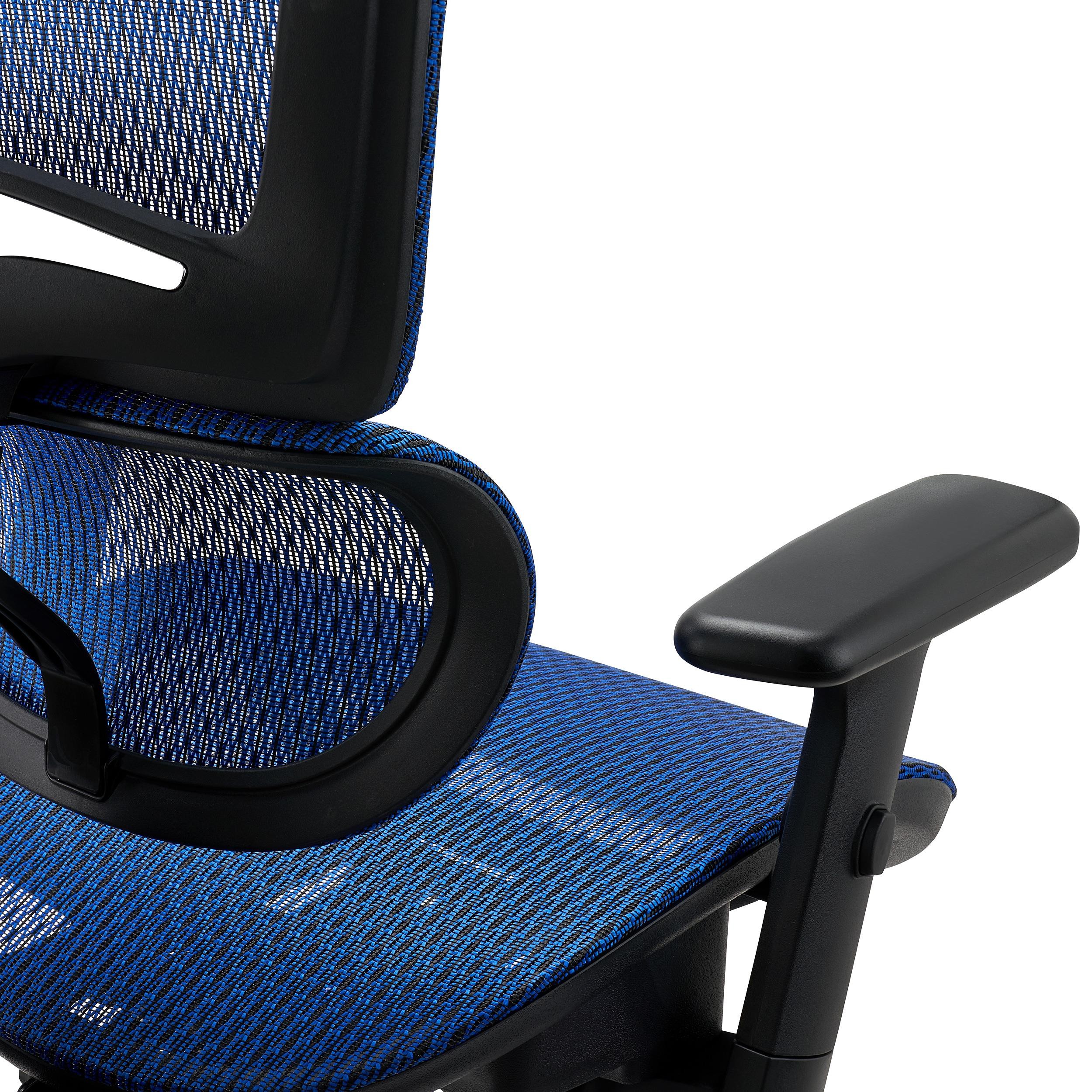 Silla Ergonómica VICTORY, 100% Ajustable, Máxima Comodidad, Uso Intensivo 8h, En Malla Negra