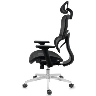 Silla ergonómica VICTORY, totalmente ajustable, malla negra 2