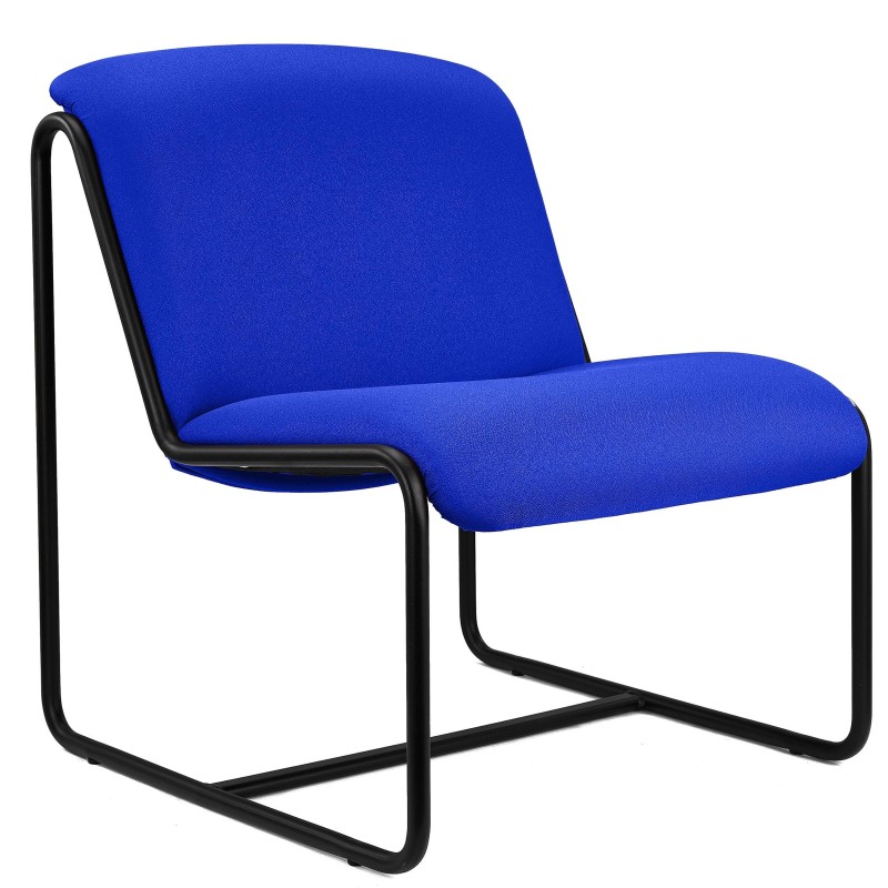Silla de Confidente LIMA, En Tela, Color Negro