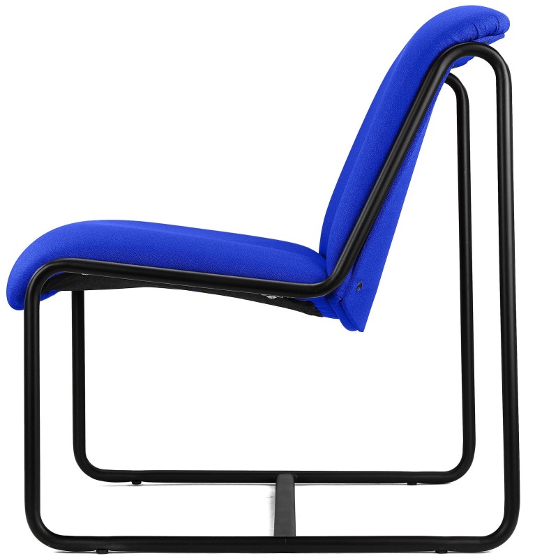 Silla de Confidente LIMA, En Tela, Color Negro