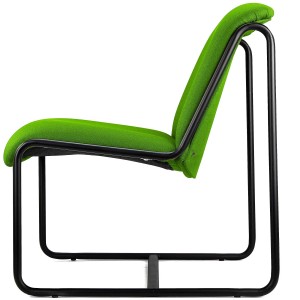 Silla de Confidente LIMA, En Tela, Color Negro