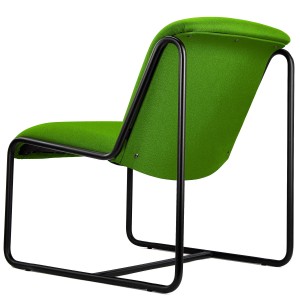 Silla de Confidente LIMA, En Tela, Color Negro