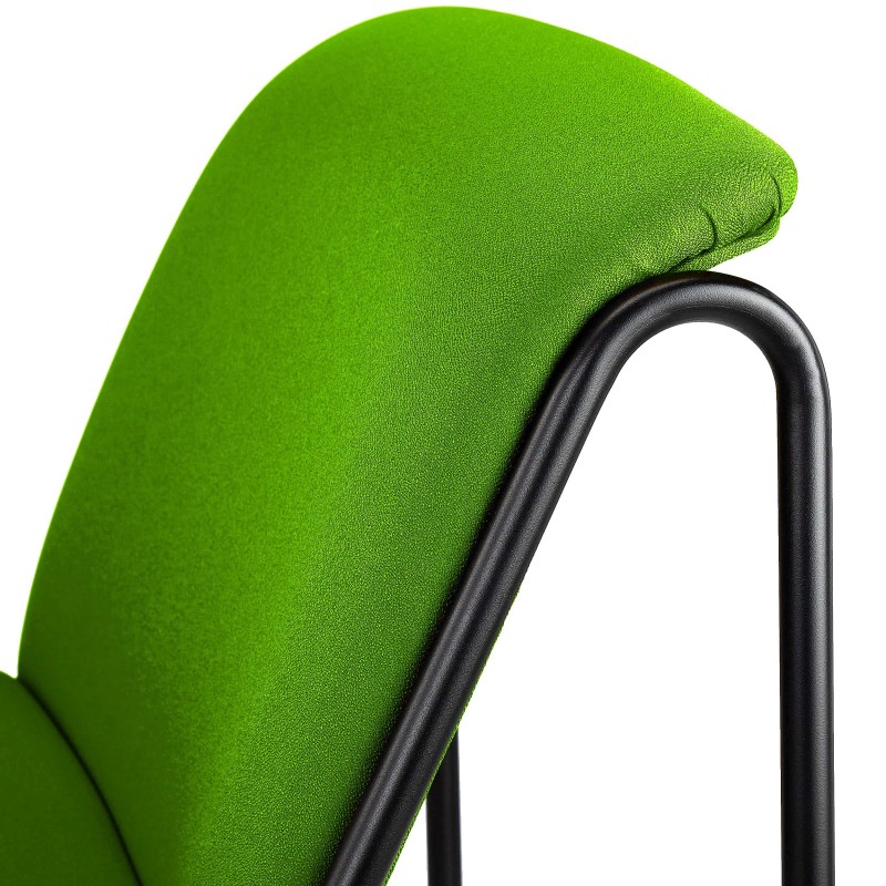 Silla de Confidente LIMA, En Tela, Color Negro