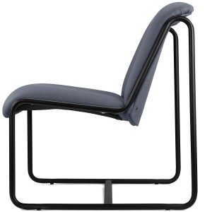 Silla de Confidente LIMA, En Tela, Color Negro